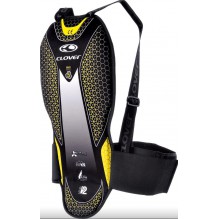 Clover Back Pro-5 CE Lev.2  (svart/gul) MC Ryggskinne